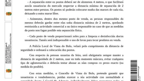 Anuncio feira Viana 28 abril