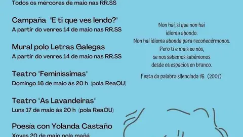 Cartaz Letras Galegas 2021 Viana