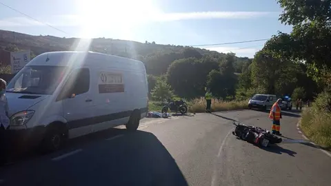 Accidente-Vilar de Barrio-motorista
