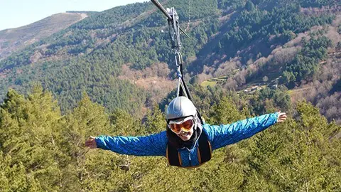 &iquest;Quieres volar pero bien amarradito? | FOTO: Pena Aventura.