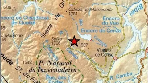 Lugar del terremoto en Vilari&ntilde;o.