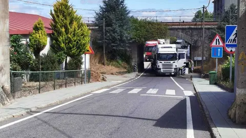 Lugar del incidente. FOTO : Xos&eacute; L. Colmenero.