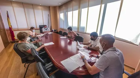 A Mesa de Comercio Local celebrada hoxe na Casa do Concello de Ver&iacute;n.