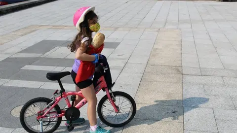 D&iacute;a da Bici en Lubi&aacute;n.