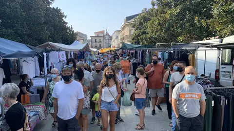 Feira do 23 de agosto en Ver&iacute;n. | FOTO: M. D.