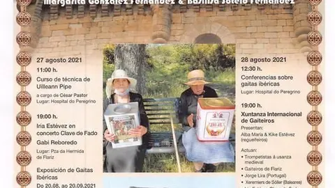 Cartel promocional da XXXVI Xuntanza Internacinoal de Gaiteiros.