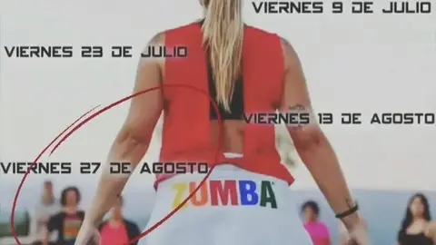 Masterclass de zumba en Casas dos Montes, O&iacute;mbra.