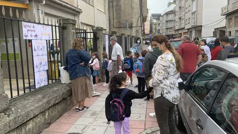 Volta al cole del pasado curso 2021-22.