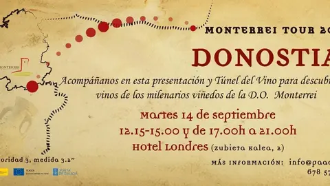 Os vi&ntilde;os da D. O. Monterrei, no Showroom Vidivinos de San Sebasti&aacute;n.