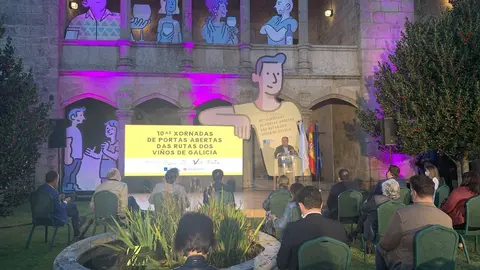 Acto de presentaci&oacute;n das X Xornadas de Portas Abertas das Rutas do Vi&ntilde;o de Galicia.