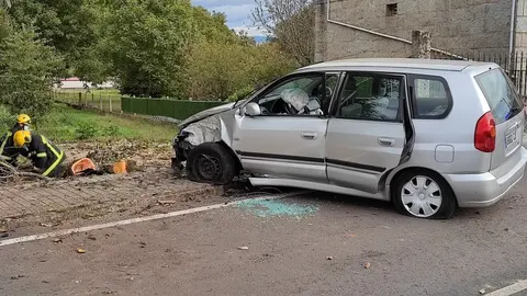 Accidente de tr&aacute;fico en Vences