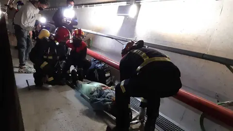Simulacro en El Padornelo y A Canda.
