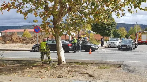 El siniestro tuvo lugar a las 13:37 horas. | FOTO: A. G.