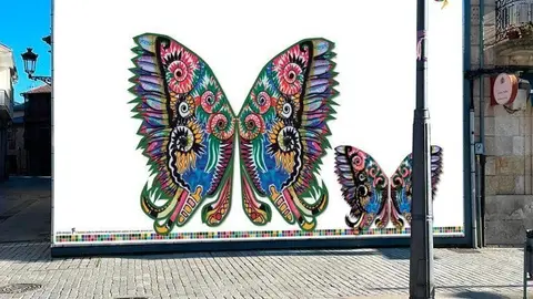 Fotomontaje del mural que se inaugura este viernes.