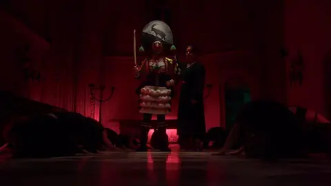 O peliqueiro lazano no videoclip das Tanxugueiras.