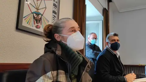 A voceira do PSdeG-PSOE no Concello de Viana, Mar&iacute;a P&aacute;ez.
