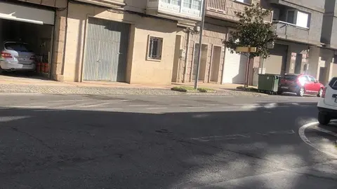 Lugar en el que se produjo el atropello, esta ma&ntilde;ana.