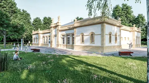 As&iacute; quedar&iacute;a o rehabilitado balneario de Fontenova.