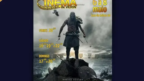 Cartel do cinema que ofrece o Concello de Ver&iacute;n esta fin de semana.