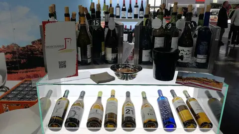 Puesto de la D. O. Monterrei en Prowein. | FOTO: D. O. Monterrei.