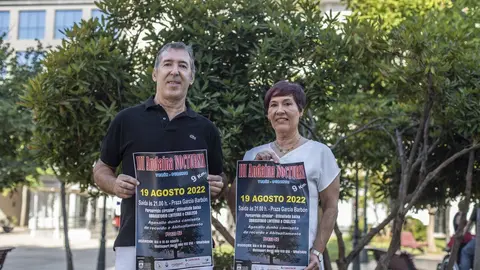Manuel Lorenzo e Amaya &Aacute;lvarez presentaron a III andaina nocturna de Ver&iacute;n.