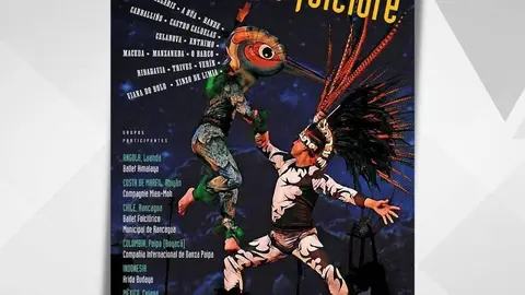 Cartel das Xornadas de Folclore.