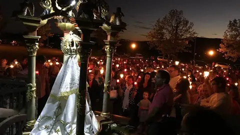 Esta noite haber&aacute; o Rosario das Antorchas no Santuario dos Remedios de Vilamaior. | FOTO: JMJ Ver&iacute;n.