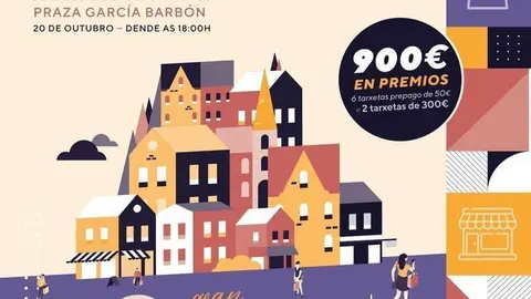 Cartel da campa&ntilde;a no comercio local de Ver&iacute;n.