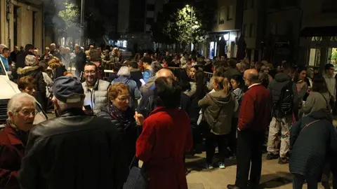 La Plaza Garc&iacute;a Barb&oacute;n fue el escenario elegido para celebrar el magosto verinense. | FOTO: Jainer Barros.