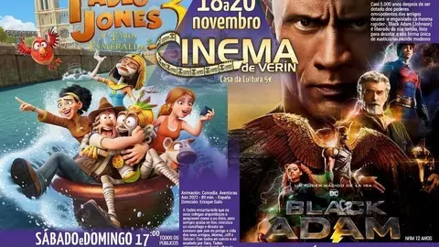 Cartel das proxecci&oacute;ns desta fin de semana.