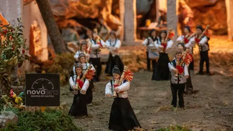 Gui&ntilde;o musical en el Bel&eacute;n da Viruca en este 2022. | FOTO: Jainer Barros.