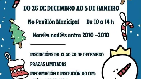 Informaci&oacute;n sobre a Ludoteca de Nadal de Viana.