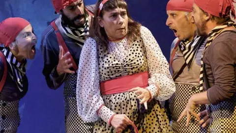 Unha das esceas da obra que se representar&aacute; este xoves no Auditorio de Ver&iacute;n.