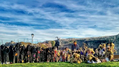 M&aacute;scaras do ViBoMask de 2020. | FOTO: Vibomask Festival Internacional Mascarada Ib&eacute;rica.