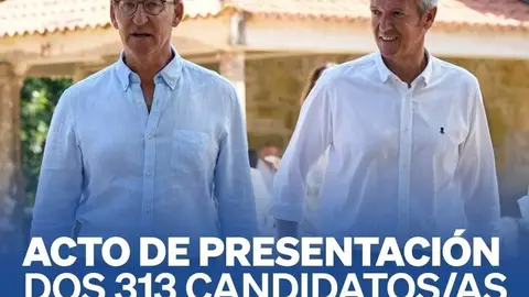 PPGalicia presentaci&oacute;n candidatos municipais 2023