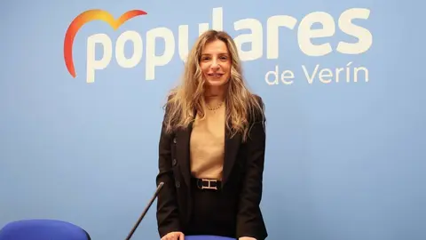Lara Da Silva, en la sede del Partido Popular de Ver&iacute;n. | FOTO: Anabel G. Sim&oacute;n.