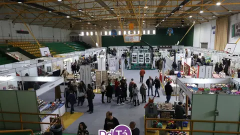 Feria del L&aacute;zaro en el Pabell&oacute;n de los deportes de Ver&iacute;n. | FOTO: Anabel G. Sim&oacute;n.