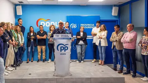 Manuel Baltar, dirigi&eacute;ndose a los integrantes de la candidatura liderada por Lara Da Silva.