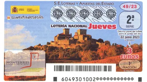 DO Monterrei na loter&iacute;a nacional