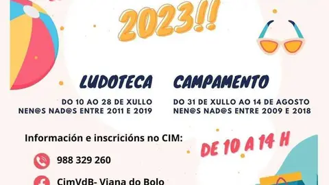 Actividades infant&iacute;s de ver&aacute;n en Viana do Bolo.