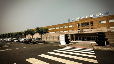 Hospital público de Verín. | FOTO: Anabel García Simón.