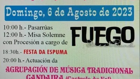 festas nocedo do val 6 agosto