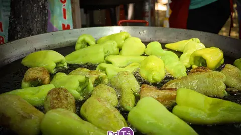 Plato elaborado durante la Feria del Pimiento de Oimbra de 2023