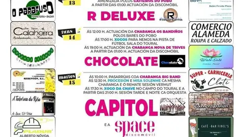 13 agosto, festas cualedro