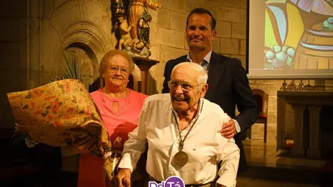 Lucho de Gondulfes era homenajeado este viernes. | FOTO: Anabel G. Sim&oacute;n.