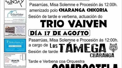 16 agosto, festas espi&ntilde;o