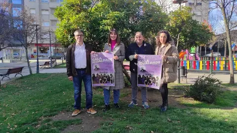 Javier D&iacute;az, Samanta Barreira, Jos&eacute; Luis Tielas e Carmen Sola.