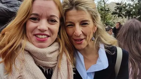 sumar galicia - mar&iacute;a gago y yolanda d&iacute;az