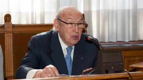 Rodolfo N&uacute;&ntilde;ez de las Cuevas, en la Fundaci&oacute;n Jos&eacute; Garc&iacute;a-Si&ntilde;eriz.