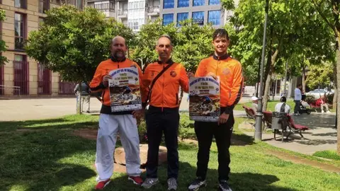 XIV BTT Val de Monterrei - Jos&eacute; Carlos Cabido, Julio Alberto Mart&iacute;nez y Pablo Larrayoz